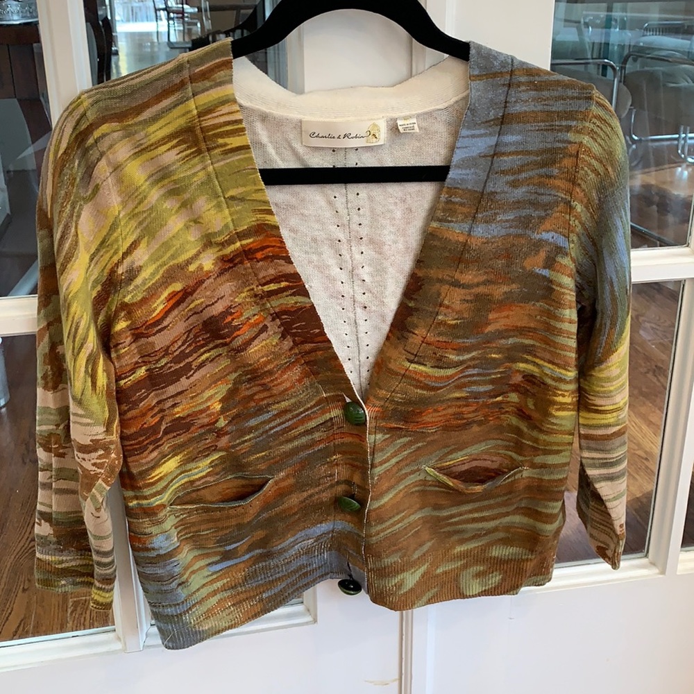 Charlie & Robin multi color cardigan